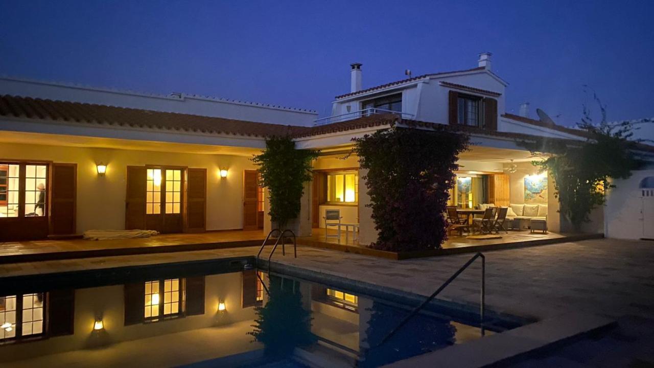 La Calma Espectacular Villa Con Jardin Y Piscina En Menorca S'Algar Exteriér fotografie